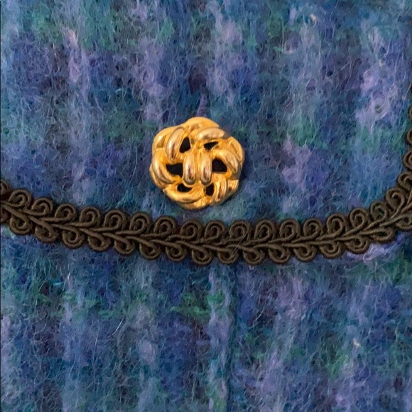 Vintage wool ladies Chanel-y bolero - Picture 2 of 3